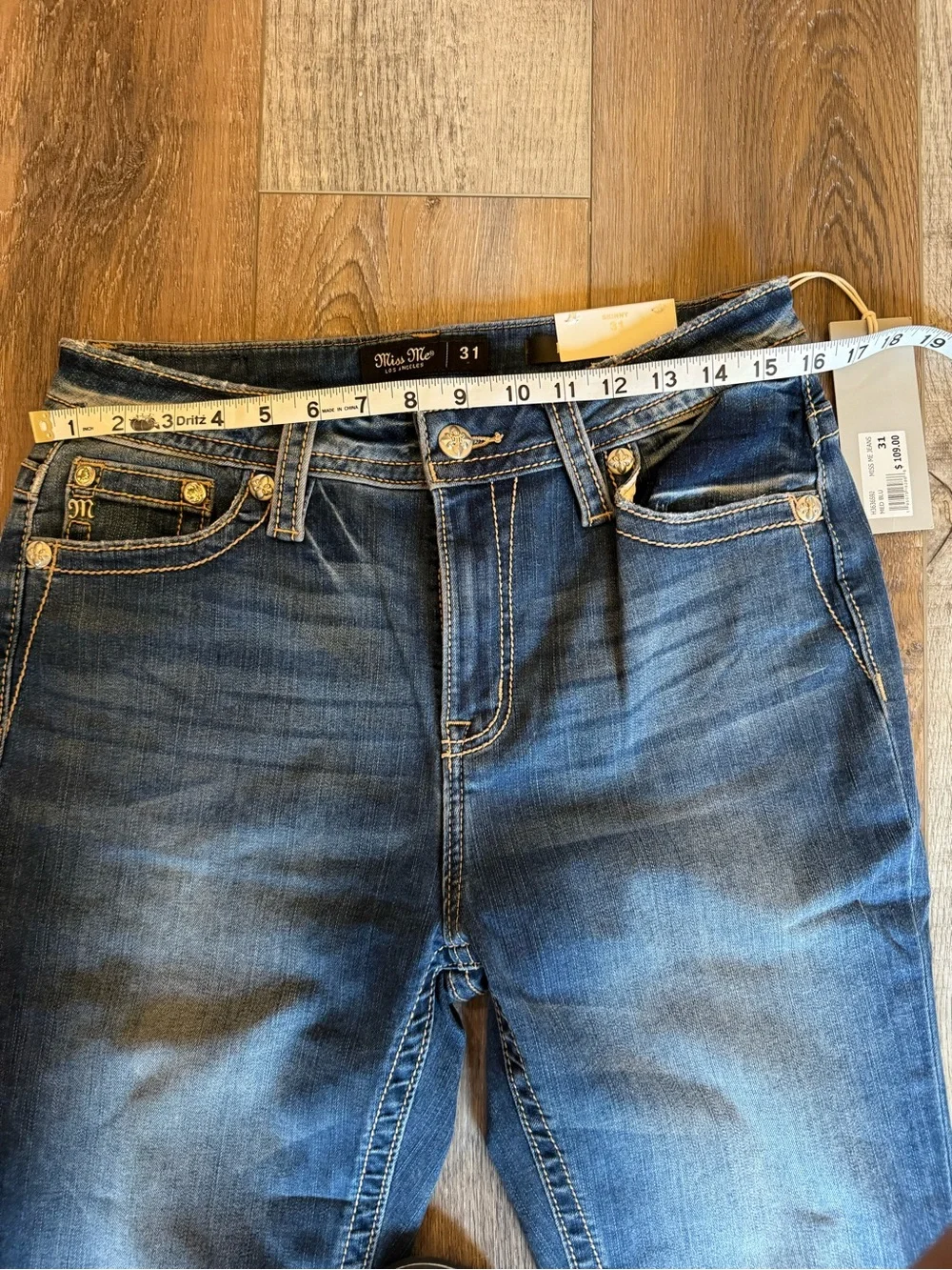 Miss Me Classic Heaven Slim High-Rise Blue Women's Jeans